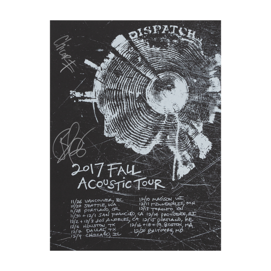 Fall Acoustic Tour Poster 2017 [SIGNED]