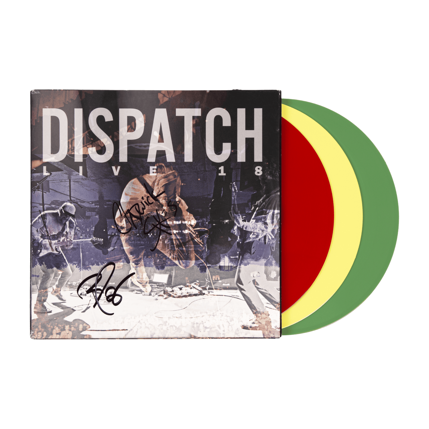 Live 18 - Red/Green/Yellow Deluxe Vinyl (SIGNED)