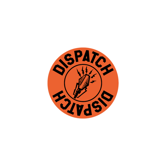 Microphone Sticker - Orange