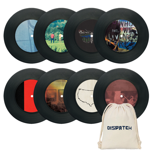 Vinyl Record Coaster Set